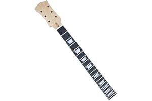 AYUBOUSA Electric Guitar Neck 24.75 inch 22 fret Maple Neck Rosewood Fretboard Guitar Neck Replacement Set in Heel DIY guitar project (standard style)