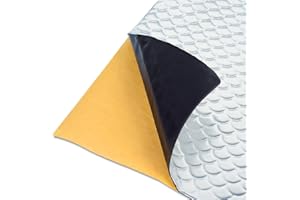 Aggsound 80mil 6sqft Automotive Sound Deadening Mat - Butyl Noise Insulation & Vibration Dampener for Cars, Trucks, SUVs