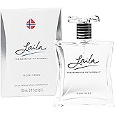 Geir Ness Laila Eau de Parfum Spray - Long Lasting Fresh, Airy and Clean Fragrance for Women - 3.4 oz / 100 ml