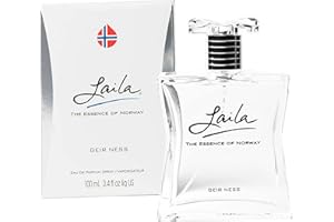 Geir Ness Laila Eau de Parfum Spray - Long Lasting Fresh, Airy and Clean Fragrance for Women - 3.4 oz / 100 ml