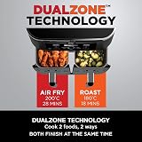 Ninja Foodi Dual Zone Digital Air Fryer 7.6L 2 Drawers 6-in-1 AF300UK view 5