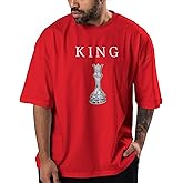 NICHEBEE Men's Casual Graphic T-Shirt, Crew Neck, Short Sleeve, Summer Streetwear