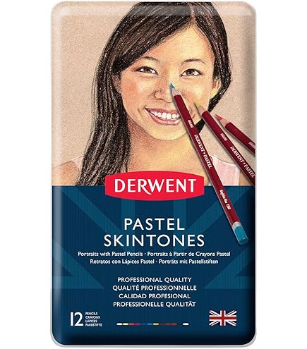 Amazon.com : Derwent Pastel Pencils, 4mm Core, Metal Tin, 36