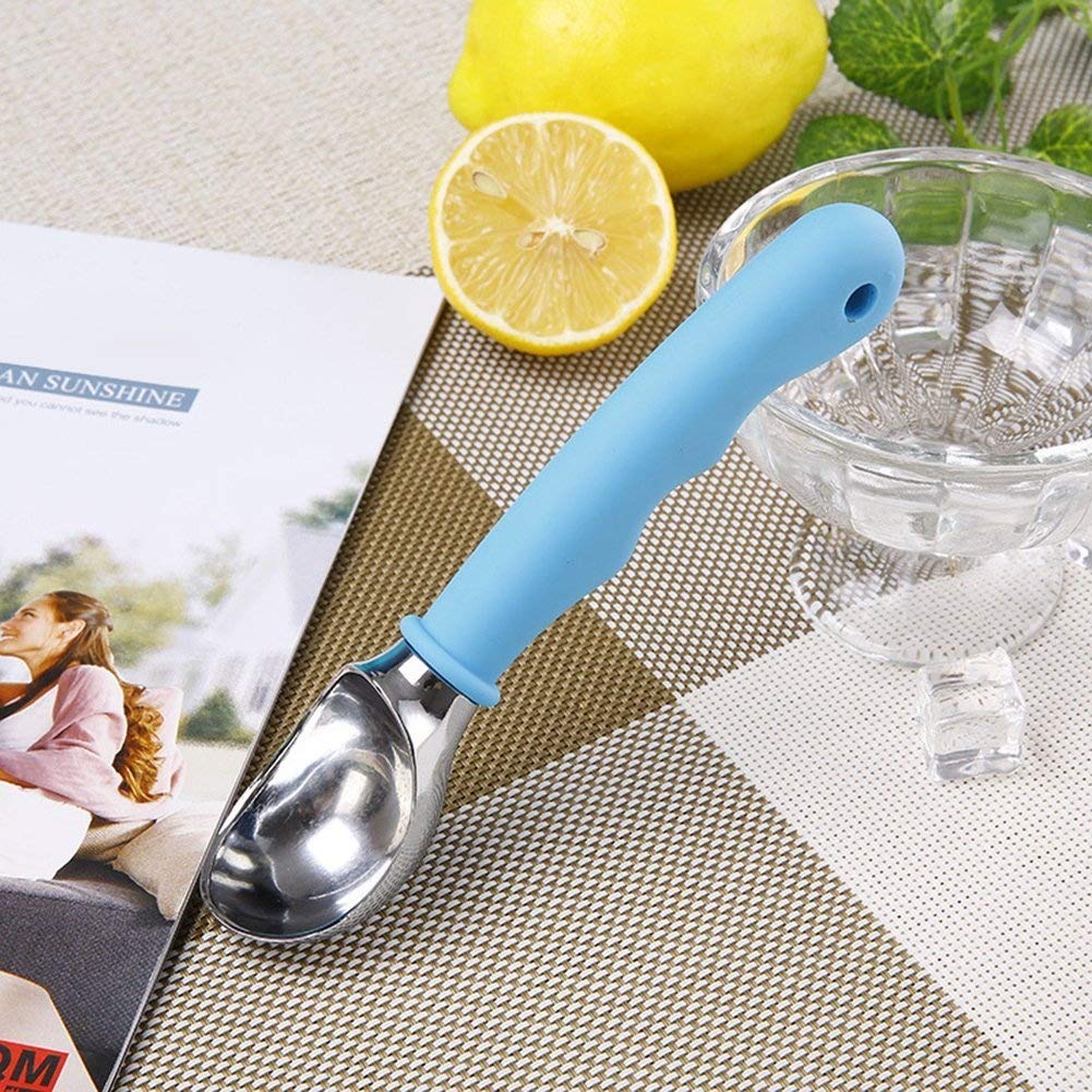 XCOOK Ice Cream Scoop Dipper Spade Zinc Alloy Non-stick Cookie Fruit Melon Baller Scooper Spoon Non-slip Grip Dishwasher Safe