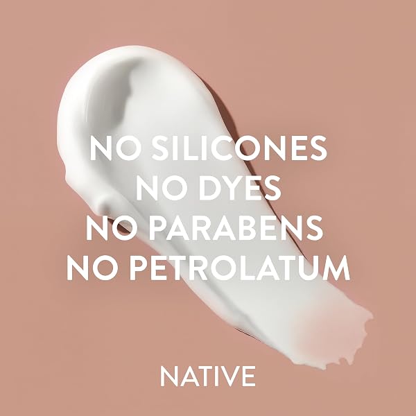 NATIVE BODY LOTION, COCONUT & VANILLA, 48-HOUR HYDRATION FOR DRY & SENSITIVE SKIN, MADE WITH PLANT-BASED MOISTURIZERS LIKE SHEA BUTTER, SILICONE & PARABEN FREE, 16.5 FL OZ