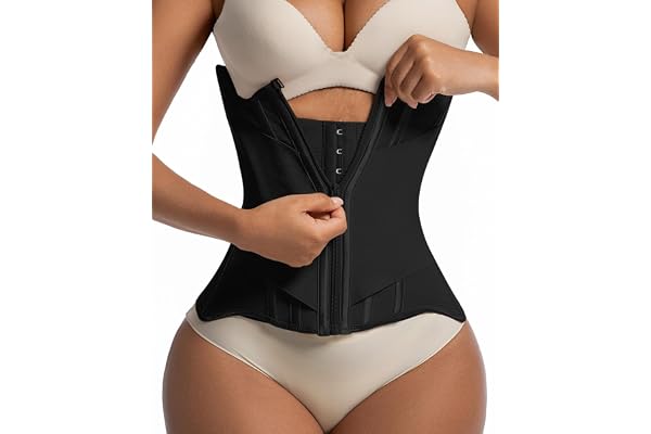 anylost Waist Trainers for Women for Daily Wear, Faja Body Shaper Corset with Tummy Control for Workouts, Postpartum Recovery