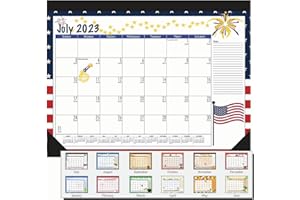 House of Doolittle 2023-2024 Monthly Seasonal Desk Pad Calendar, Academic, 22 x 17 Inches, July - June (HOD1395-24)