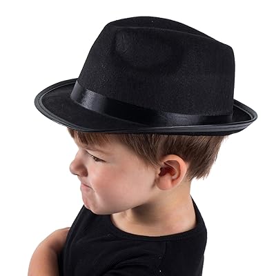 Kids black fedora hat Clearance