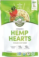 Manitoba Harvest Organic Hemp Hearts, Shelled Hemp Seeds, 12 oz | 10 g Plant-Based Protein and 12 g Omegas 3 and 6 per 30 g S