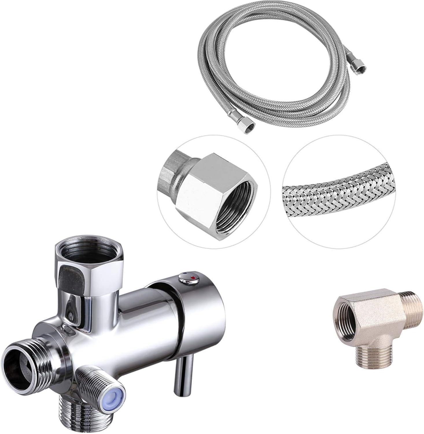 Hand Held Spray Bidet HOT and COLD with 7/8 Extension 6 inches for TOTO