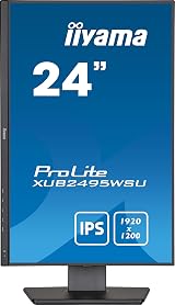 iiyama -B5 24 Inch IPS LCD 1920x1200 WUXGA 5ms Full HD Monitor HA view 2