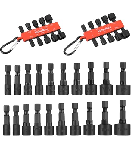 Jeu De 10 écrous Magnétiques 5/16'' Pour Perceuse - Tige 2,5'' HEX - EMX009