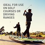 FINGER TEN Golf Rubber Tees 5 Pack Mixed Sizes White Durable Practice Mat view 5