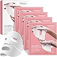 Ninsiec Collagen Face Masks – Deep Hydrating & Firming Overnight Hydrogel Mask, Anti-Wrinkle Lifting, Real Collagen Infused for Plump Skin (4 pcs)