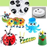 TOAOB 8pcs Large Googly Eyes 40mm 50mm Self Adhesive Craft Wobbly Eye view 5