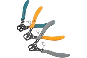 The Beadsmith Original One Step Loopers – 3-Piece Combo Pack, Includes 1.5 mm, 2.25 mm & 3 mm Looper Pliers, Use with 24-18g 