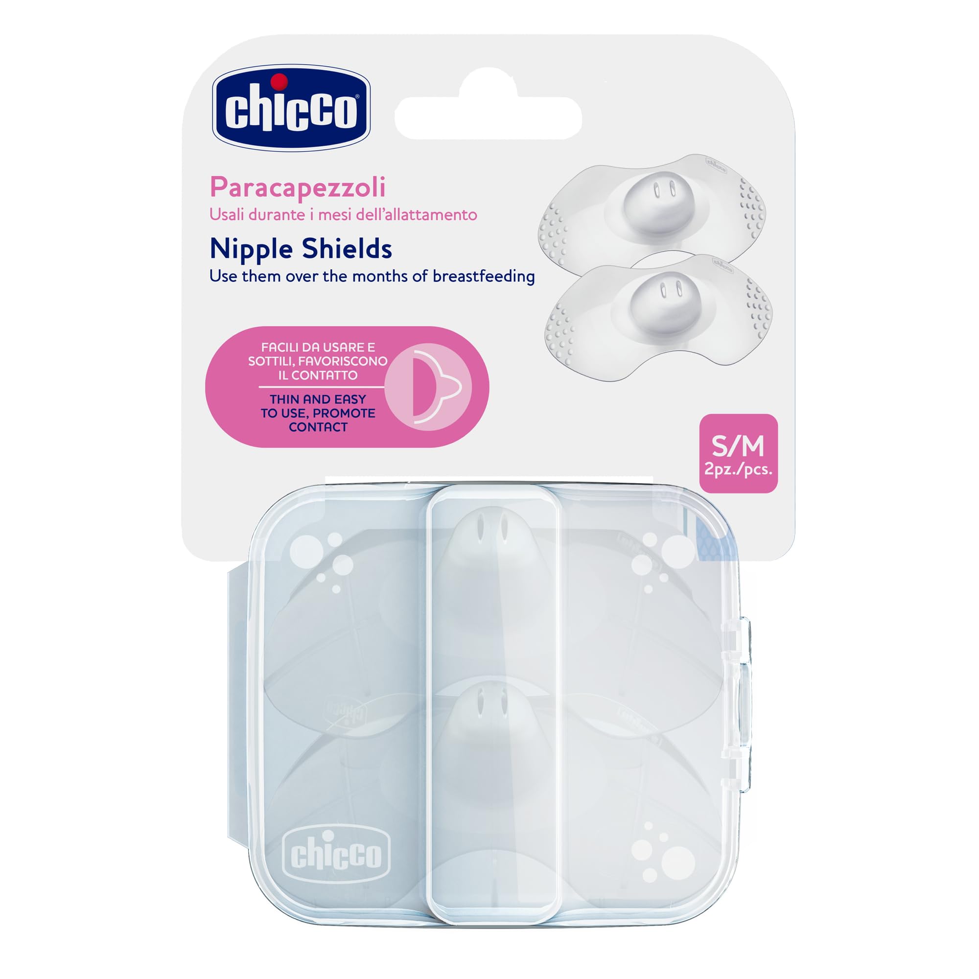 Chicco Skintoskin 000903300000 Nipple Protector Silicone Transparent