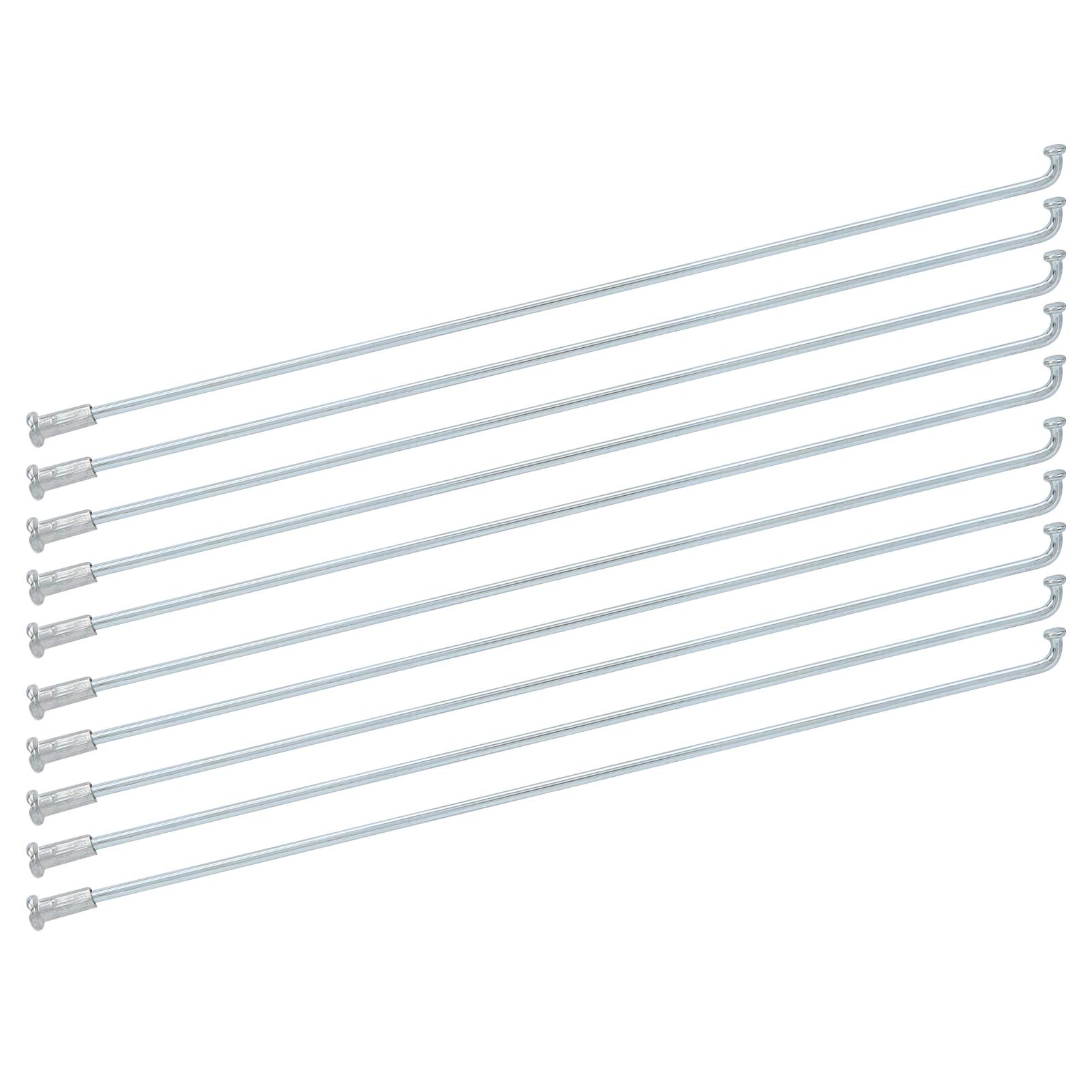 10 Pcs 13G 2.2mm Bike Spokes,Stainless Steel Spokes,Bicycle Tricycle Wheel Accessories,Provide Support and Motivation,High Strength and Durable.(220MM)