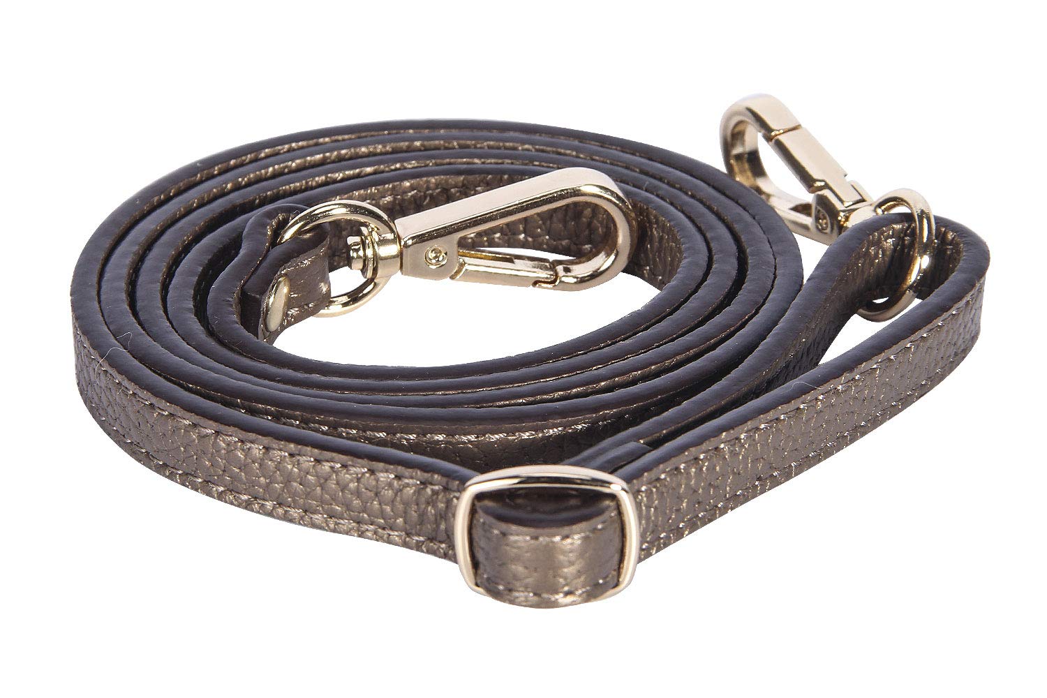 VanEnjoyFull Grain Leather Adjustable Replacement Strap Cross Body Bag Purse, 26-51" Long,0.47“Wide