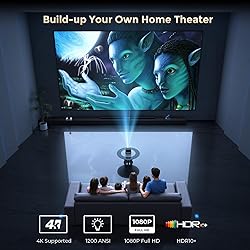 GooDee Smart Viedo Projector with WiFi and