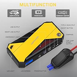 DBPOWER 800A 18000mAh Portable Car Jump Starter