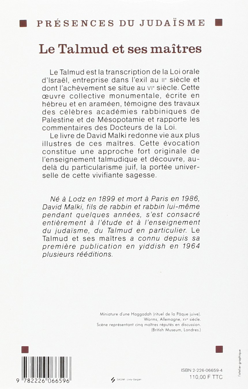 Amazon Fr Le Talmud Et Ses Maitres Malki David Kaplan Jacob Gourevitch Edouard Livres Amazon Fr Le Talmud Et Ses Maitres Malki David Kaplan Jacob Gourevitch Edouard Livres