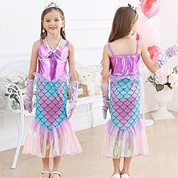 iTVTi Little Girls Mermaid Costume Princess Dress