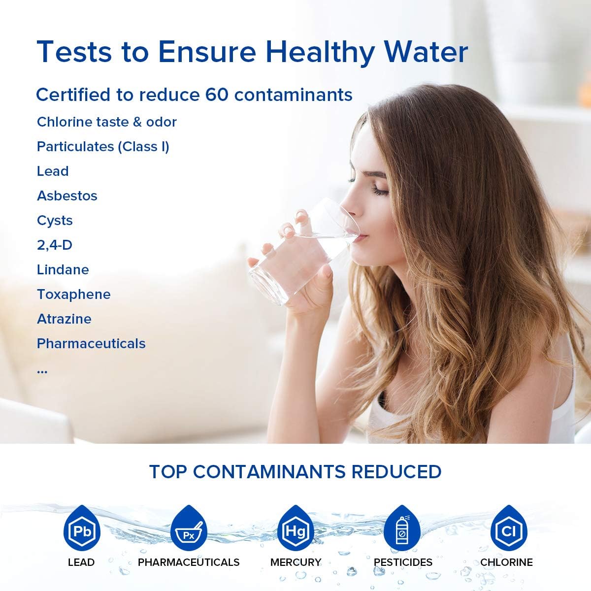 FilterPro RF-9999 Water Filter, Compatible with Pur RF9999 Faucet Replacement Water Filter (3 Pack): Home & Kitchen
