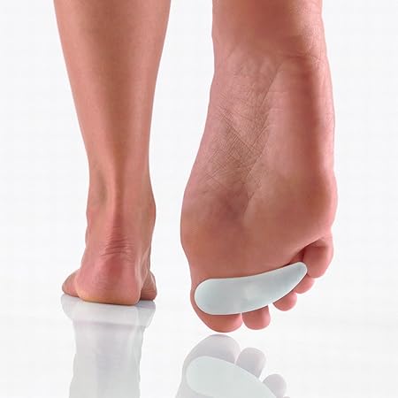 4x Silikon Gel Zehenspreizer Hammerzehenpolster Korrektur Hallux Valgus Polster