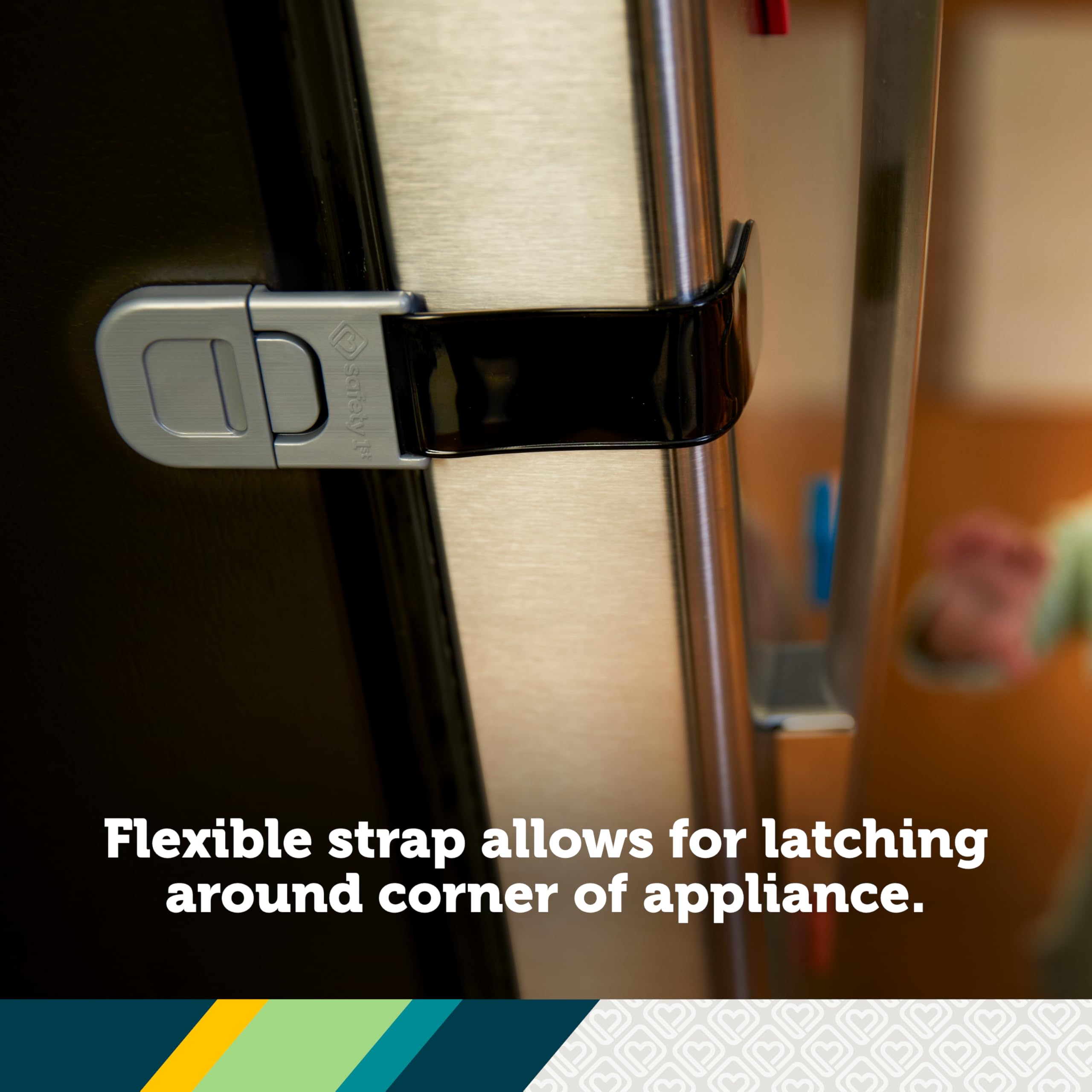 Safety 1st Multi-Purpose Plastic Appliance Lock Decor, 2-Count (Packaging May Vary)