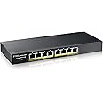 Zyxel 8-Port PoE GbE Switch | Smart-Hybrid Mode | 8x PoE+ @60W | Optional Nebula Cloud | Desktop| Fanless [GS1915-8EP]