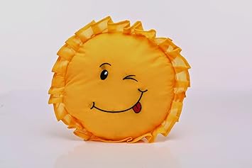 eSoft Cool Smiley Cushion Yellow - 30 cm