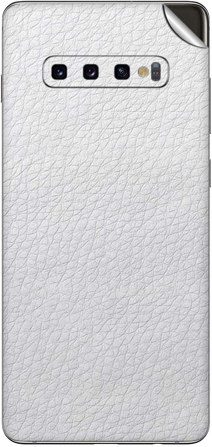 DBRAND White Leather 3M Skin for Samsung Galaxy S10 Plus (Back ONLY)