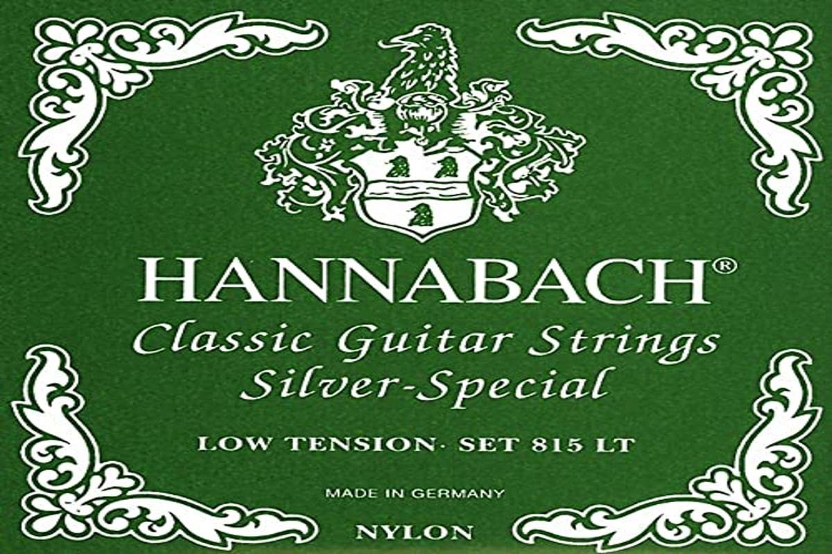 Hannabach strings for classical guitar Seire 815 Low Tension Silver Special (high quality, all-purpose string for almost every instrument, guitar strings classical guitar, Made in Germany)