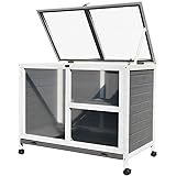 new age pet ecoflex park avenue indoor rabbit hutch