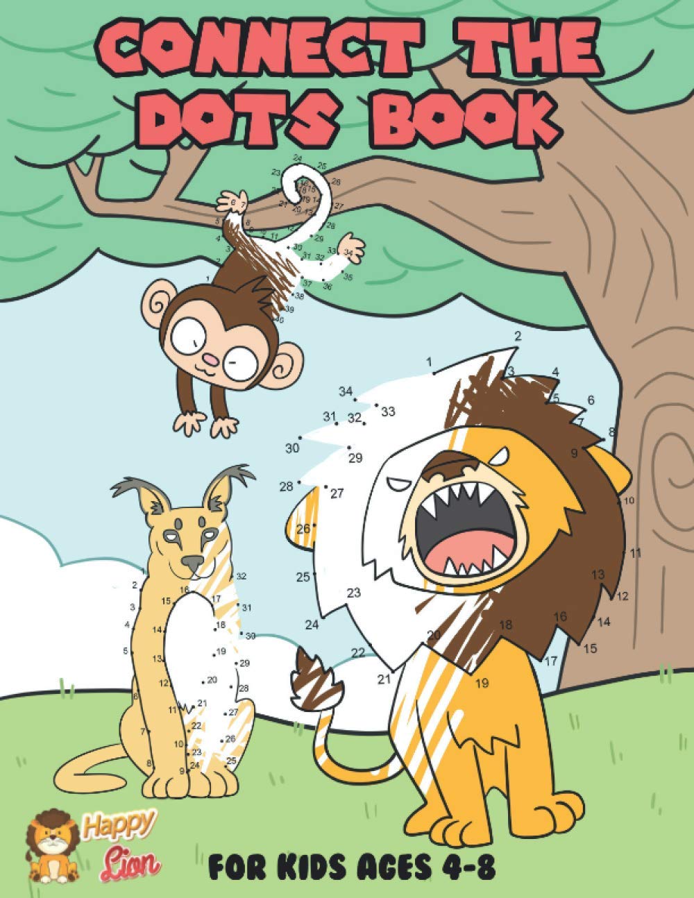 Connect The Dots Book for Kids Ages 4-8: Challenging and Fun Dot to Dot ...
