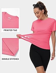 TACVASEN Short Sleeve Shirts for Women Athletic