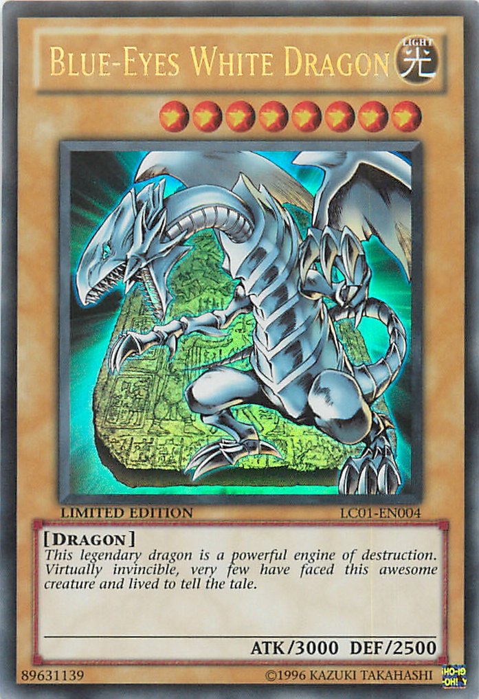 Yu-Gi-Oh Card - LC01-EN004 - BLUE-EYES WHITE DRAGON (ultra rare holo) [Toy]