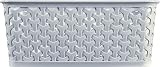 Curver My Style Small Rectangular Storage Basket 4L Blue Pack of 4 view 6