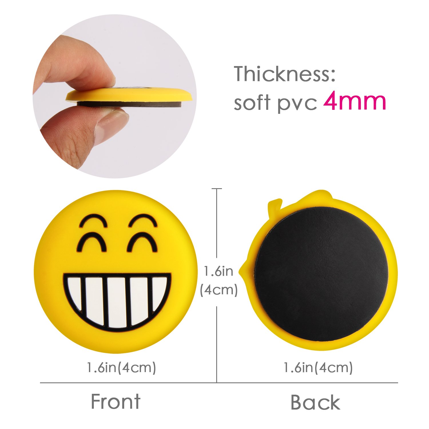 Imanes de nevera, lanmu Emoji imanes de nevera, gracioso Emoji de ...