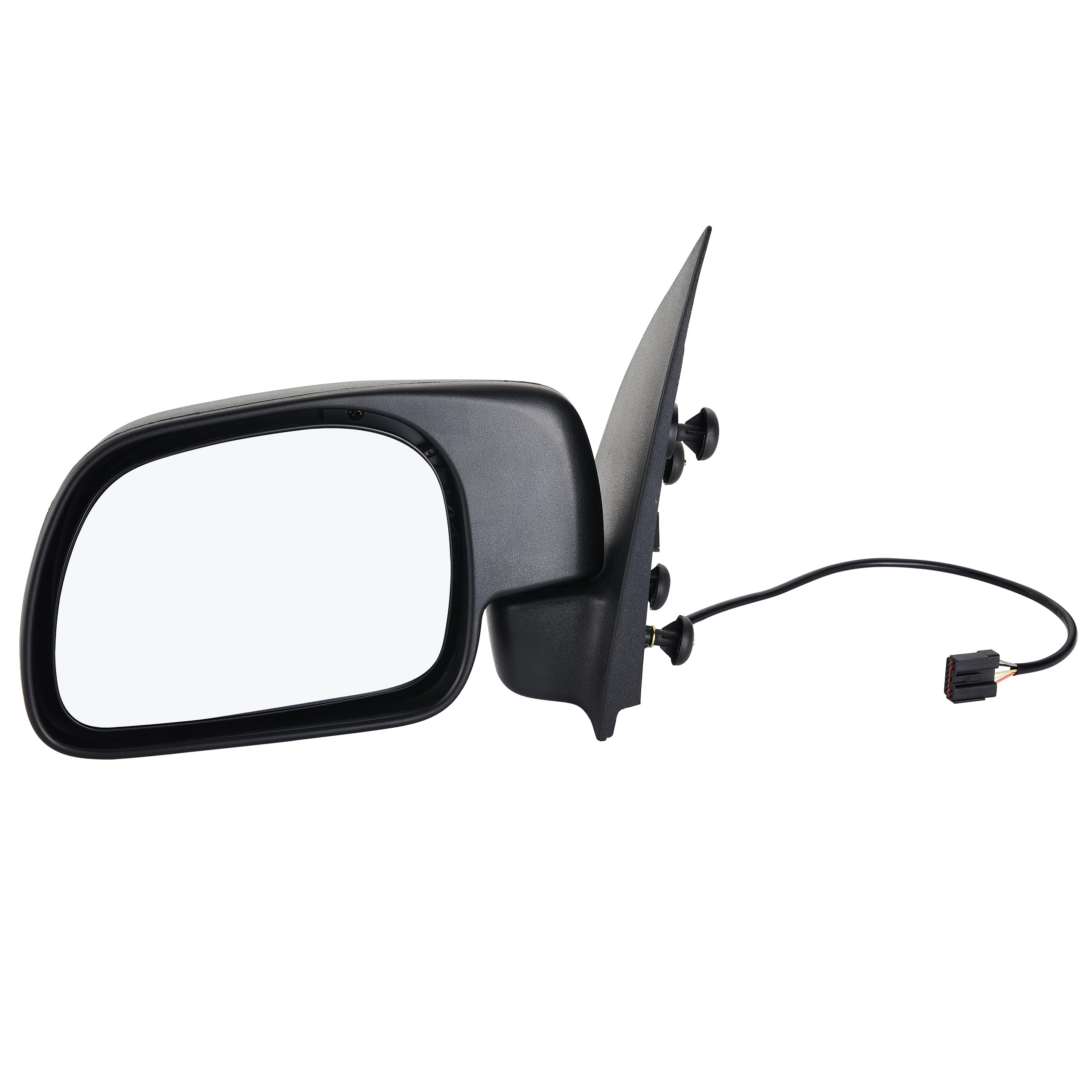 Photo 1 of ZAPOSTS Side View Mirror Fits for Ford F-250 F-350 F450 Super Duty 1999-2010|For Ford F-550 Super Duty 99-07|for Ford Excursion 00-05.Power Adjustment,NO Heated,Manual Folding,Left Driver Side Mirror