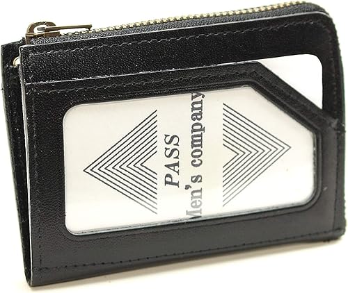 Amazon メンズ カンパニー Men S Company コインケース パスケース 付き 小銭入れ 日本製 本革 ブラック Men S Company メンズ カンパニー 小銭入れ