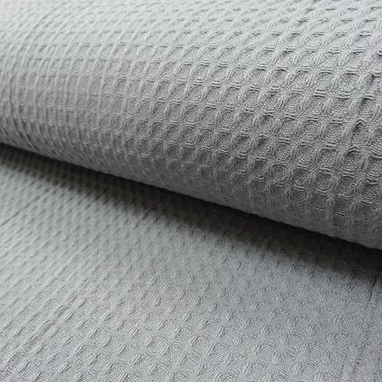 Tessuto In Spugna A Nido D Ape 10 Colori Grigio Topo 1m Amazon It Casa E Cucina