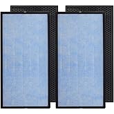 PUREBURG Replacement Filter Compatible with Gocheer GH-Monster & CLEANFORCE MEGA1000 & MOUNTO Extra large Air Purifiers,1-Pack (2 Filters) H13 HEPA 4-Stage Filtration Activated Carbon