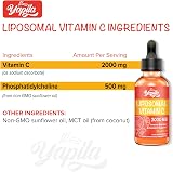 Yapila Liposomal Vitamin C 2000 mg Liquid Supplement, Vegan, Non-GMO view 2