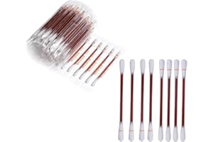 Iodine Swabs 50 Pcs Double-headed,Easy snap & flow Disposable Iodophor Cotton Swabs Individually Packed - Ideal for Skin Care