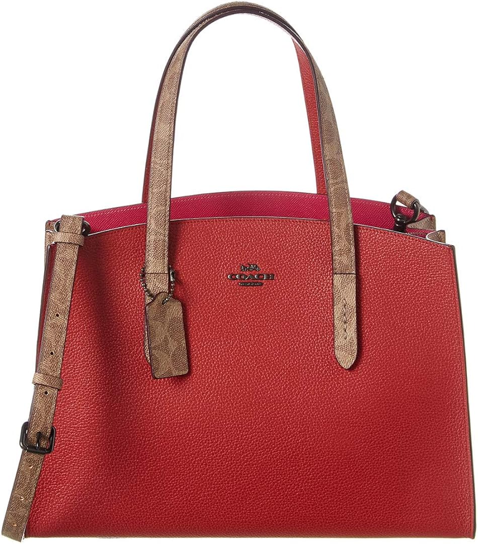 Coach Charlie Signature Coated Canvas & Leather Carryall: Handbags: Amazon.com