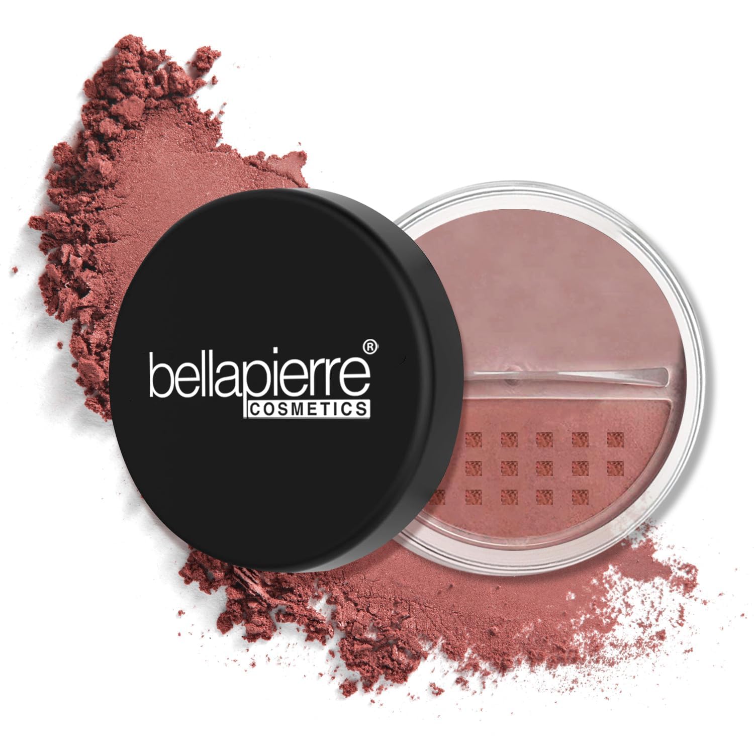 bellapierre Mineral Blush Warms Complexion for a Healthy Glow | Non-Toxic & Paraben Free | Hypoallergenic | Loose Powder – 4 Grams – Suede