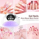 Kisspet 54W UV LED Nail Lamp Dryer 3 Timer Auto Sensor LCD USB Gel Nails view 7
