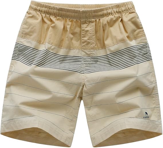 Amazon Bankiku バンキク 水陸両用 ショートパンツ メンズ サーフパンツ ボーダー柄 短パン 海水パンツ 水着 ルームウェア インナー無しン ショート ビーチパンツ ゴムウェスト カジュアル オーバーウェア 通販